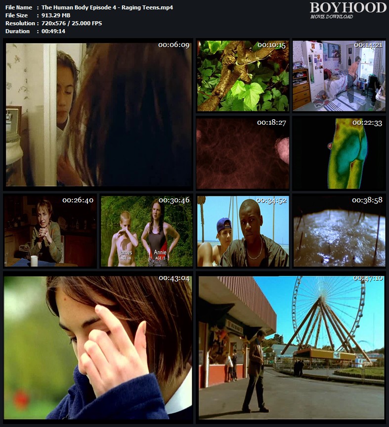 The Human Body Episode 4 - Raging Teens